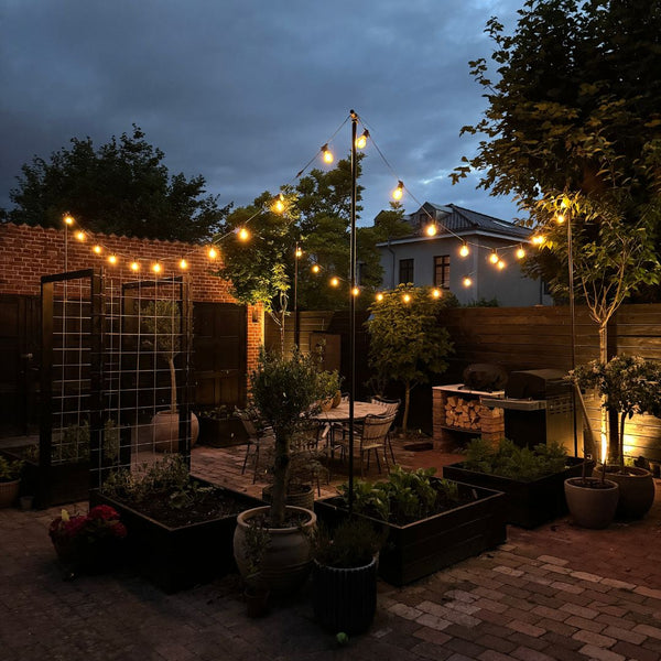 Easy DIY Terrace Lighting for a Beautiful Backyard